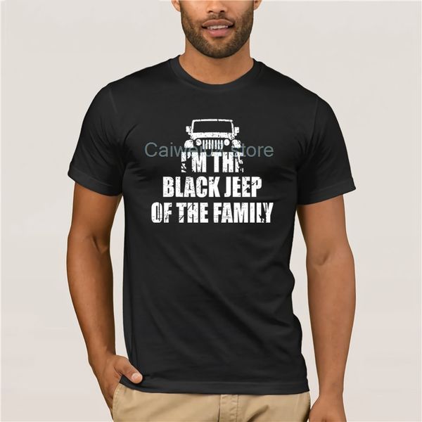 

sport summer mens t shirt im the black jee of the family for lovers gift sports man's fashion t-shirt