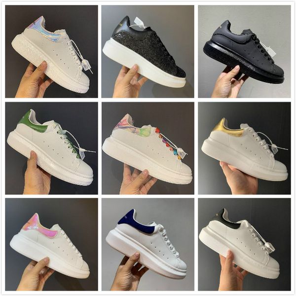 

2021 casual shoes womens mens oversized ivory black scarpe leather platform shoes flat chaussures de sport zapatillas leisure trainers