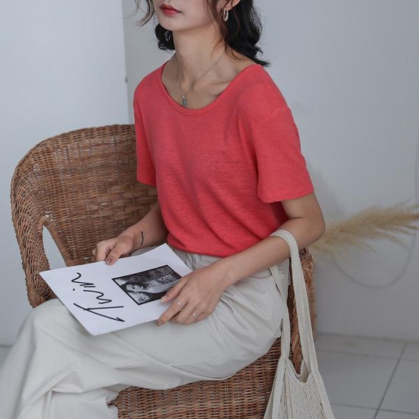 

new summer leisure women's high-quality breathable short-sleeved t-shirt, White