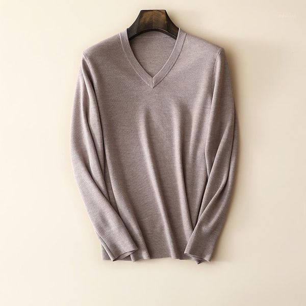 

autumn winter new style 100% merino wool v neck sweaters for man1, White;black