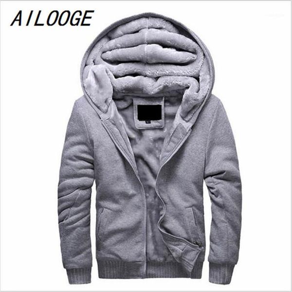 

ailooge 2017 new bomber jacket men thick outwear overcoat winter warm mens jackets and coats casual hoodies male brand clothing1, Black;brown
