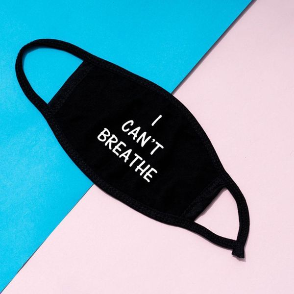 

breathe in washable stock face i cant cotton black lives matter masks fashion designer mask for adults fy9131