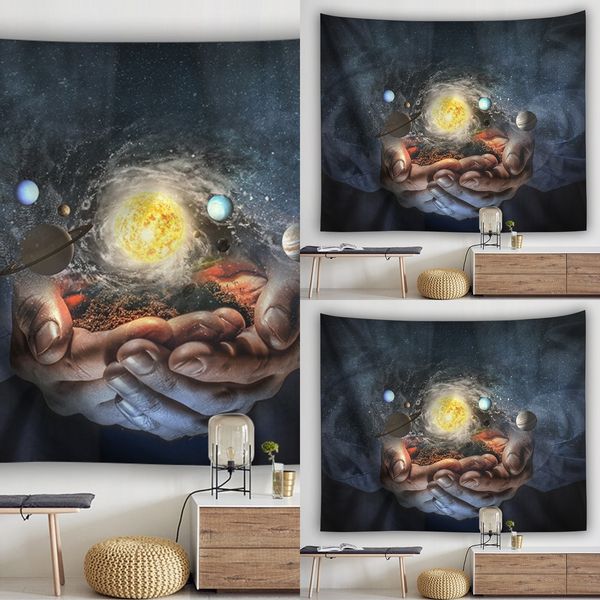 

ei7k 59*51 yoga blanket andromeda wall tapestry background inches home cloth beach towel living room decoration kif decoration eco friendly