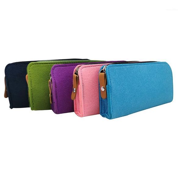 

1 pcs retro pencil case felt pencil case fountain pen apple ballpoint pen cute cases gel1