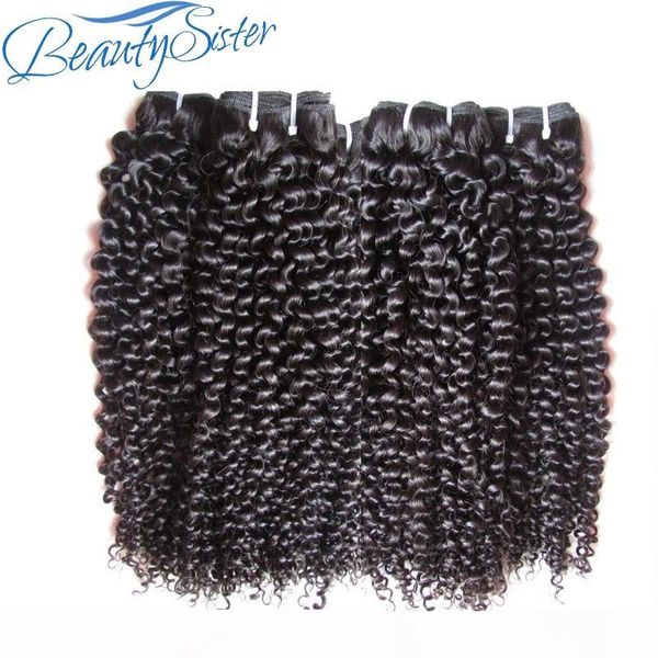 

10a grade brazilian virgin hair kinky curly bundles 5pcs 500g lot unprocessed remy human hair bundles cuticle aligned hair from one donor, Black