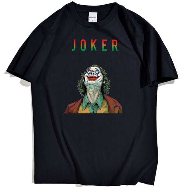 

hip hop street clown pattern tee shirts joker look up to the sky printing tee for man funny oversize shirt sport hooded sweatshirt hoodie