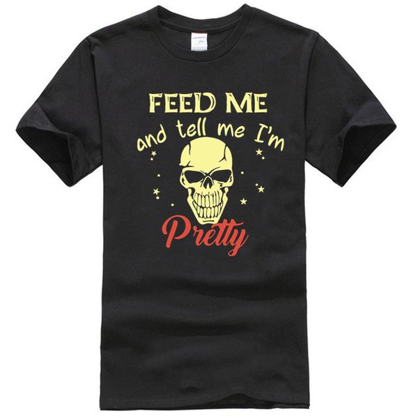 

feed me and tell me i'm pretty 's men's plus size adul custom printed sport hooded sweatshirt hoodie t shirt