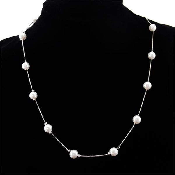 

chokers korea s necklace elegant temperament pearl choker for women party female wedding fine luxury jewellery gift, Golden;silver