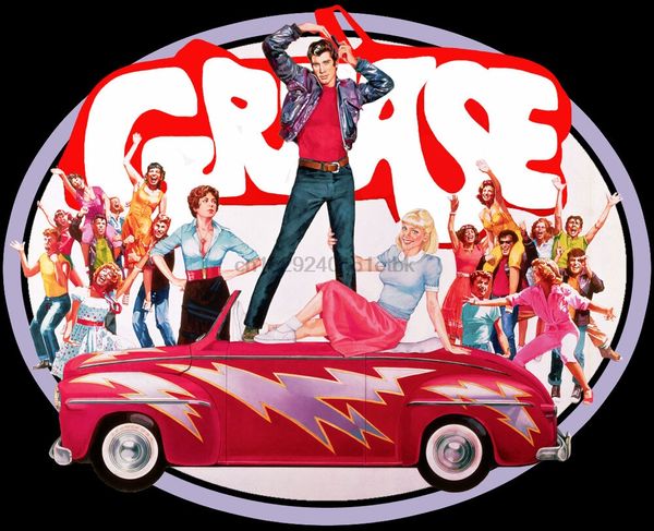 

70 travolta classic grease poster art custom any size any color hoodie designers t shirts sweatshirt