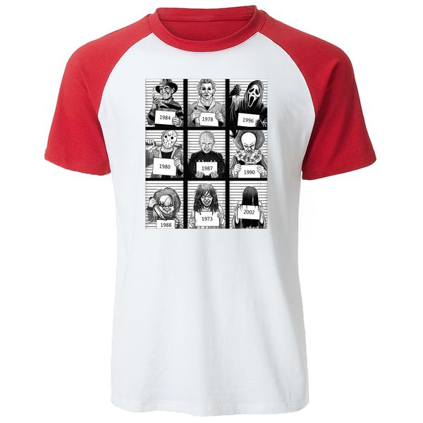 

summer breathable men's raglan jason voorhees freitag der 13th maske male freddy horror kult tees hooded sweatshirt hoodie men t shirt