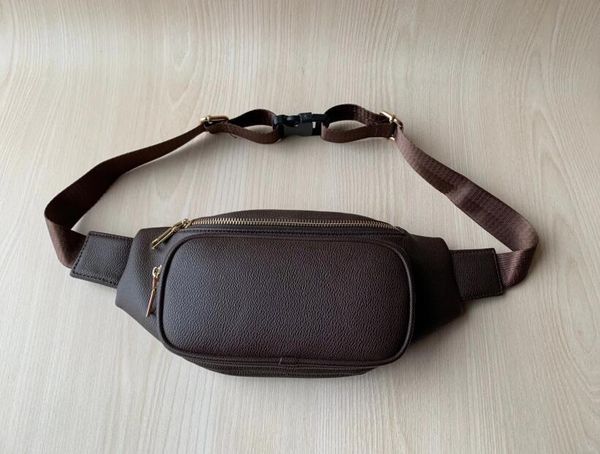 

2021 new fashion waist bag messenger bag essential handbag brown