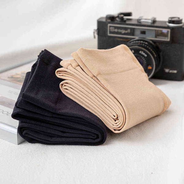 

socks 2022 spring penetrating solid color bottoming women' veet pantyhose, Red;black