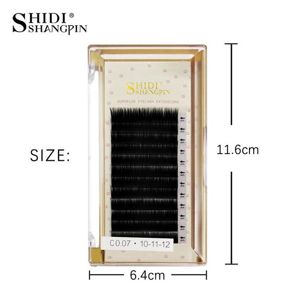 

shidishangpin 12 rows mink individual faux eyelash lashes for professional make up soft mink lashes maquiagem cilios extension yxldtx