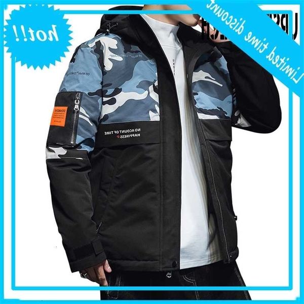 

men's camouflage padded jacket, tights, outerwear, 2021, White;black