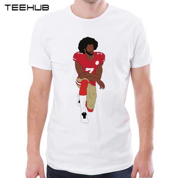 

fashion colin kaepernick kneeling t shirt funny printed short sleeve t shirts hipster cool tee sport hooded sweatshirt hoodie