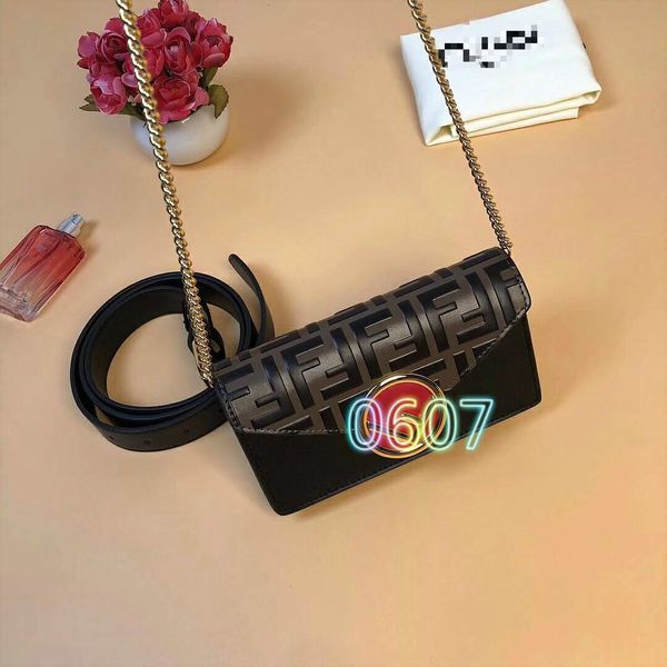 

original ladies shoulder bag 2020 brand europe and the united states messenger shoulder trend ladies shoulder bag shopping bag f8805, Black