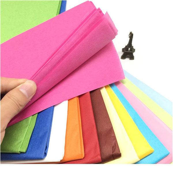 

49*49cm tissue paper floral wrapping paper flower 10pcs/lot home decoration festive & party wedding diy gift packing jllapl