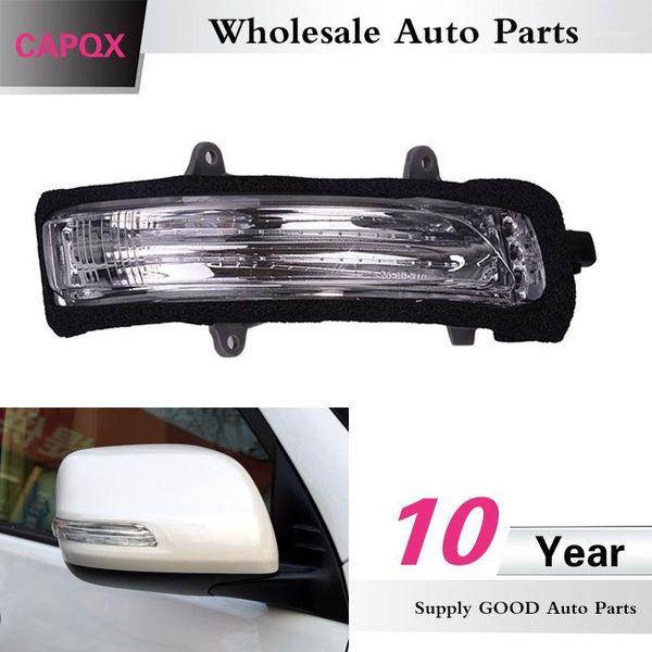 

capqx for land cruiser prado 2010-2020 side mirror led turn signal light indicator blink light flashing lamp 81740-600901