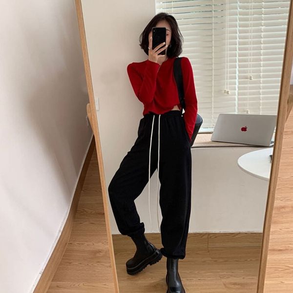 

bf4i1 8fhy4 new graceful sports casual fashion western pants suit style slimming suit two-piece pants for women autumn 2020, Gray