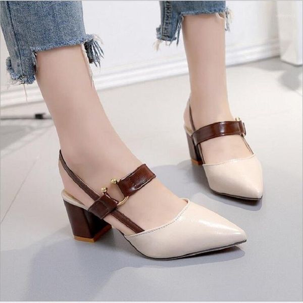 

new high-heeled women's toe cap sandals1, Black