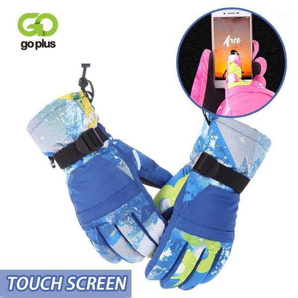 Guanti da sci Touch Screen Inverno Caldo Snowboard Uomo Donna Bambini Guanti da neve Sci impermeabile Traspirante Equitazione1