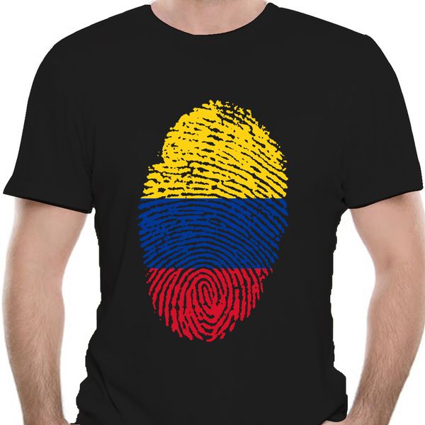 

colombia flag fingerprint t shirt men striped unique summer t shirt groups tees tshirt woman black 9125d sport hooded sweatshirt hoodie