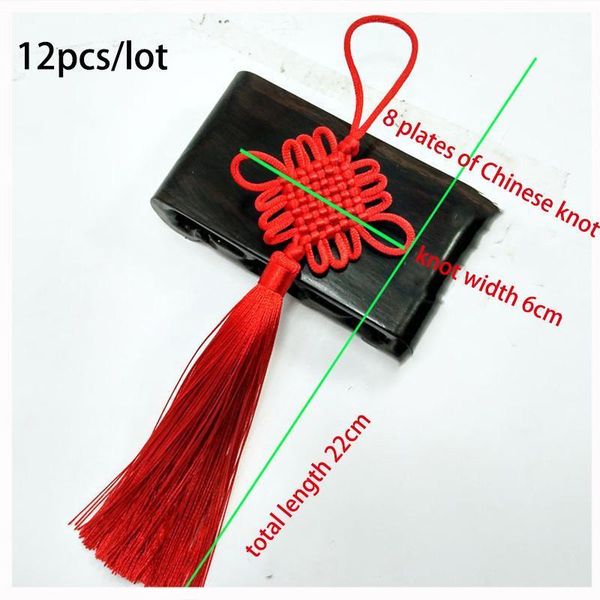 

6 plate 24 plate pure handicraft knitting chinese knot tassels fringe tassel trim decorative pendant tassel for home decoration h jllsuo