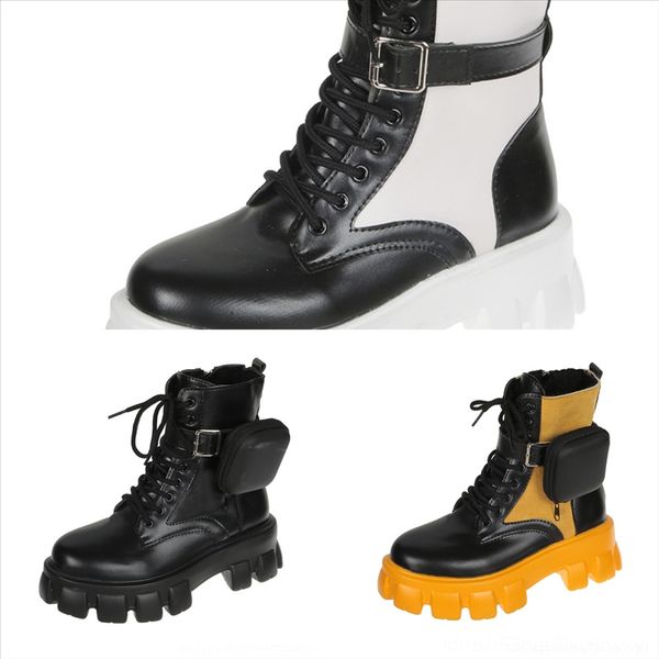 

xsg fashion luxury designer brand shoes winter boots mens ladies girls women boots cowhide leather silk flat high womens flat, Black