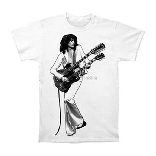 

jimmy page men double guitar icon t-shirt white rockabiliahipster o-neck casual sport hooded sweatshirt hoodie