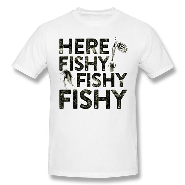 

2020 new arrival here fishy fishy ofertas t-shirt fisher fishing crewneck tshirt round collar sport hooded sweatshirt hoodie