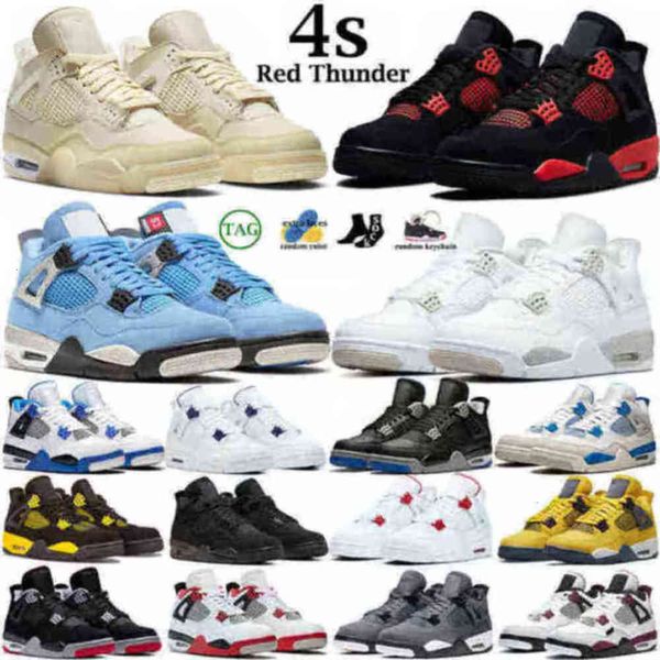 

4s men women basketball shoes chicago dark mocha marina university blue bred patent red thunder sail trainers bubble gum royal oreo shadow 3