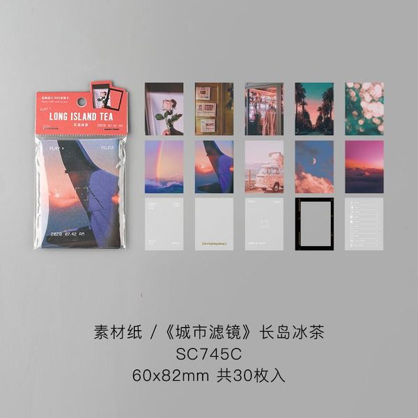 

tianzi 30шт упаковка городской пейзаж копировальной бумаги фильм телефон наклейка телефон дело наклейки украшения аксессуары tianzi 30шт пак