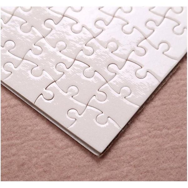 

sublimation puzzle a5 size diy sublimation blank puzzles white puzzle jigsaw 80pcs heat printing transfer hand wmtuuf toys2010