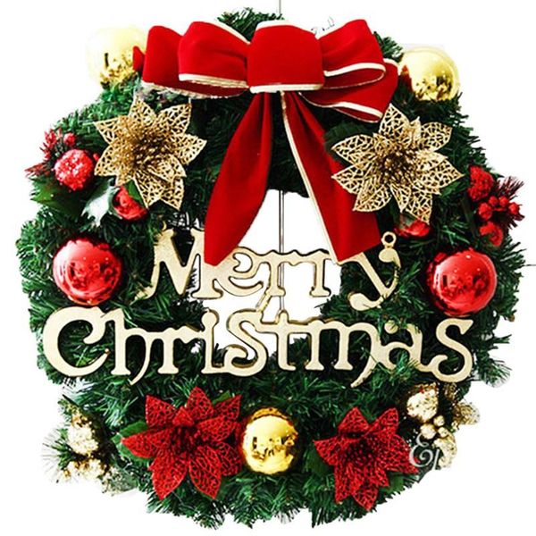 

decorative flowers & wreaths 30cm christmas decoration garland holiday arrangement bell flower ornament bow
