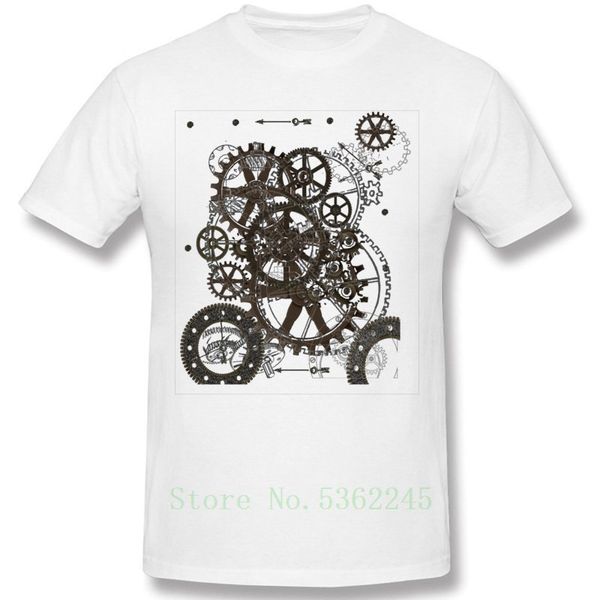 

prevalent group short sleeve steampunk clockwork male summer/fall group cotton hoodie designers t shirts sweatshirt