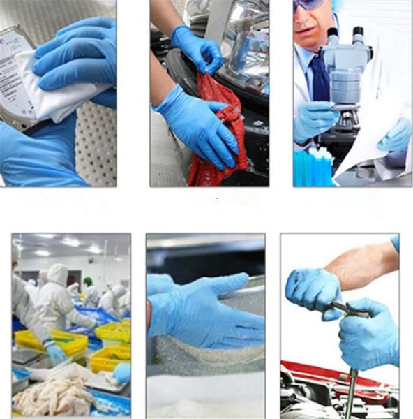

llcfprotective cleaning food disposable universal household nitrile garden gloves factory