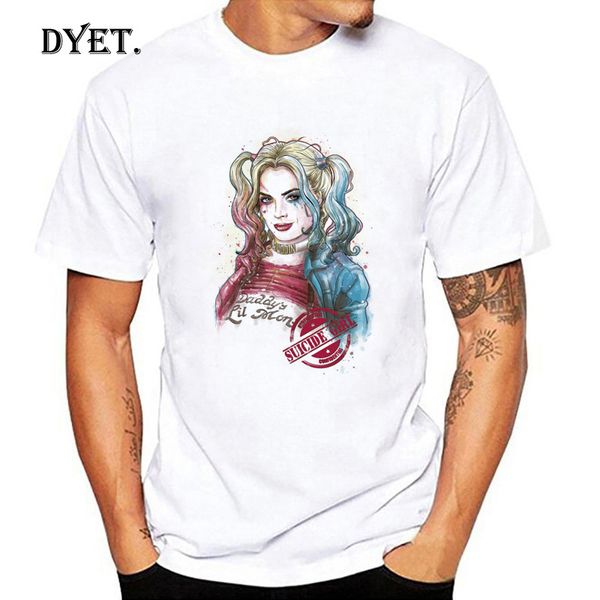 

summer топ моды мультфильм quinn мультфильм печати повседневный vogue harajuku style joker homme sport streetwear толстовка толстовка футбол
