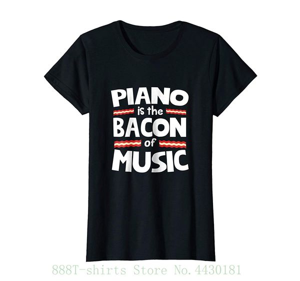 

women's tee piano is the bacon of music funny t shirt fashion personality women sport hooded sweatshirt hoodie