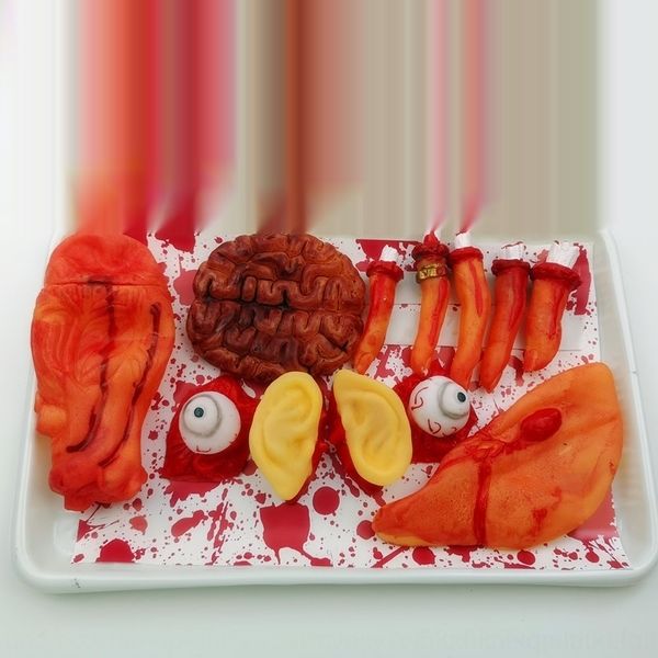 

1yc9o dinner plate spoof fake finger heart human organs human halloween organ dinner plate spoof halloween fake finger heart organs organ vz