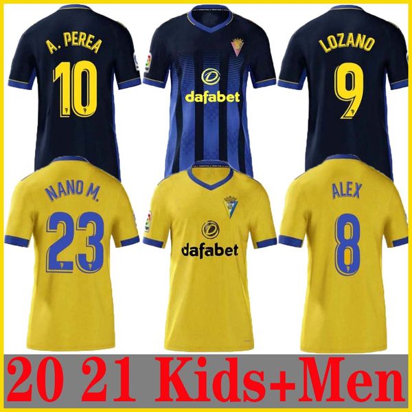 

2020 cadiz soccer jerseys cádiz cf 20 21 lozano alex bodiger juan cala camiseta ascenso a liga santander de fútbol football shirts, Black;yellow