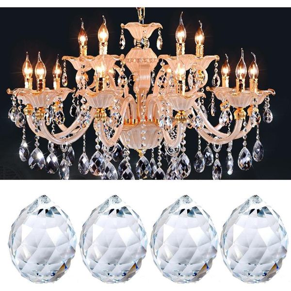 

2018 new hanging clear crystal ball sphere prism pendant spacer beads for home wedding party light lamp cha sqcuzn homes2007