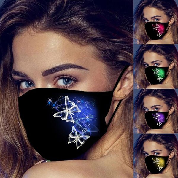 

бабочка маска роты caps моющаяся маски для лица открытого dust proof мода печать защита многоразовой маски ткань sqcawf home2006