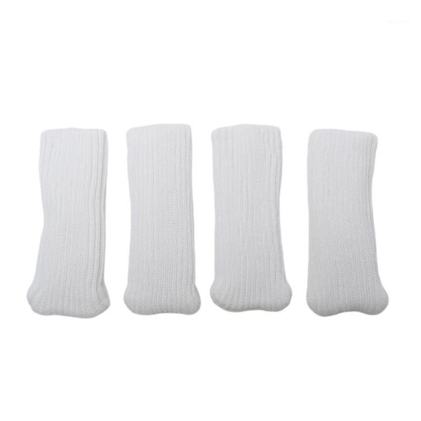 

chair covers 4pcs table cover furniture feet sleeve thicken leg socks anti-slip floor protection protector knitting1