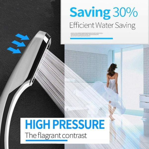 

zhangji 300 holes shower head water saving flow with chrome abs rain high pressure spray nozzle bathroom acc jllpjm