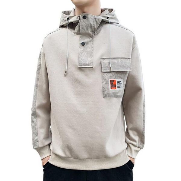

2021 autumn design logo hoodies fashion custom graphic men clothing simple all-match diy print streetwear sweatshirt b113-8376, Black