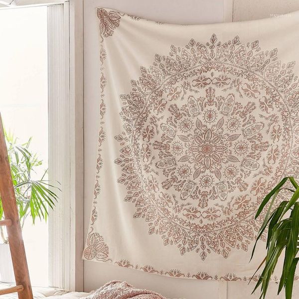 

tapestries tapestry mandala hippie bohemian wall hanging flower decor for living room bedroom 145x145cm11