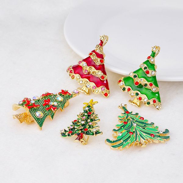 

newcartoon brooch decorations for home navidad new year xmas decor santa claus snowman christmas tree