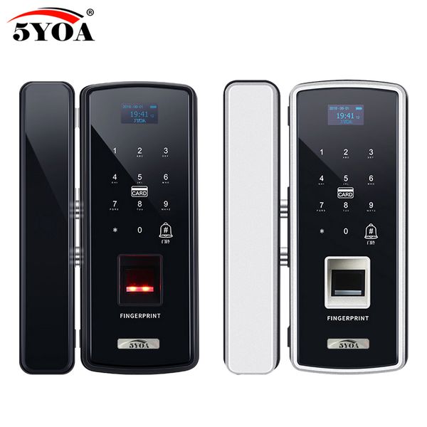 

fingerprint lock digital electronic door lock for home anti-theft intelligent password rfid card standalone opener smart