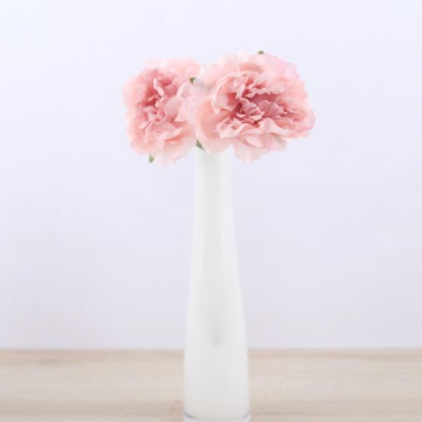 

столовые украшения гортензия белый цветок искусственный дешевый для silk невеста поддельник букет свадьба 2 шт. цветы пион pink bbybbp sweet