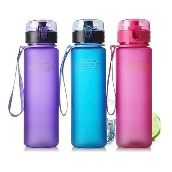 

400ml 560ml plastic bicycle water bottle portable bpa gym travel drinking cup outdoor sport mountain bike cycling bottle